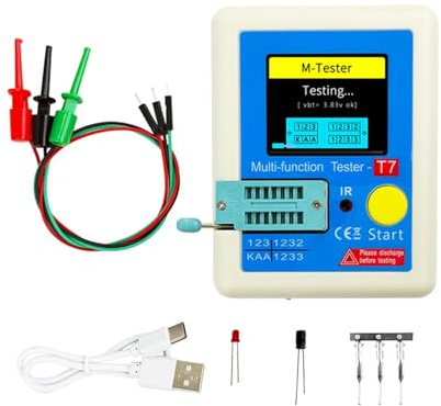 Gitohoni Multimeter Transistortester Kondensator Widerstand für Triode