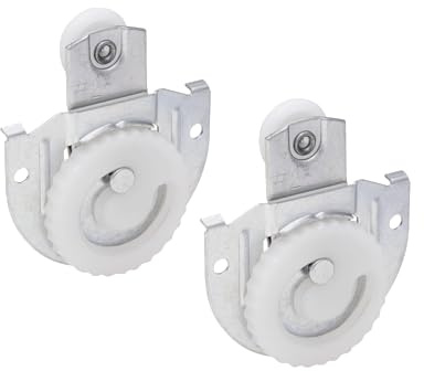 National Hardware Sliding Door Hanger, 1/8 Offset-#1, 2-Pack, Zinc Plated