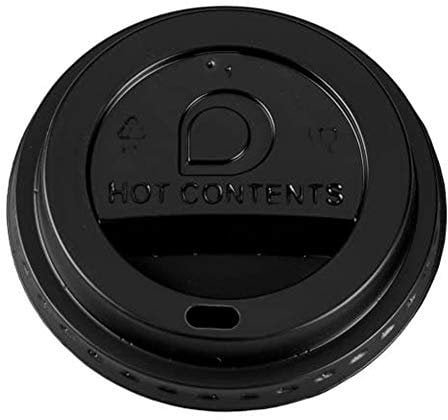 1000 x Paper Cups SIP LIDS- 12oz to 16oz Black lids for Signature Hot Cup range (free P&P on all products)