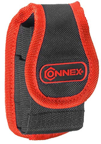 Connex Handytasche - Mit Klettverschluss - Ideal für Baustelle & Outdoor - Mit Gürtelclip & Gürtelschlaufe - Aus Polyester - Pflegeleicht/Smartphone-Tasche/Handyhülle/Baustellenhülle / COX952112