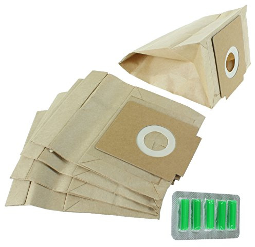 Vacspare Deluxe 5 Pack of Paper Dust Bags Compatible with Dirt Devil Mojo DD24, DD25 & DD26 Series Vacuum Cleaners + 5 Bonus Vacuum Fresheners