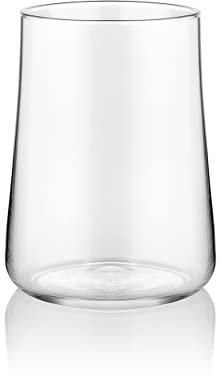 Koleksiyon Kleines Wasserglas zum Kaffee transparent stilvoll 120 ml 6er Set
