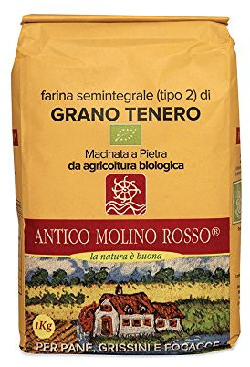 Antico molino rosso, Farina di grano tenero semintegrale bio, 1kg