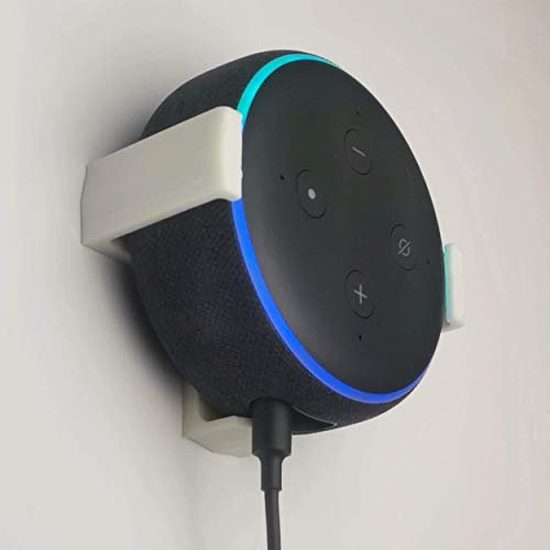 Echo Dot Wandhalterung, 3 Beine Weiß