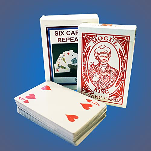 MULTIPLYING CARDS - Kartenvermehrung Zaubertrick | Six Cards Repeat - Immer wieder 6 Karten... | Zaubertricks für Einsteiger und Erwachsene | Zauberartikel für Zauberkasten oder Adventskalender