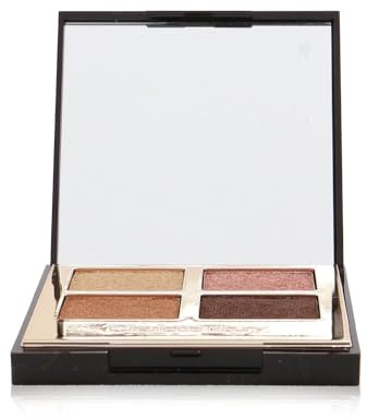 CHARLOTTE TILBURY Luxury Palette of Pops - PILLOW TALK (LIMITED EDITION) For Christmas 2019 | Includes 4 Complementary Shades, Easy-to-use, Shimmer, Metallic & Satin Matte Eyeshadow Quad with a Rich Powder Formula