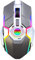 Topiky Souris de Jeu sans Fil, 600Mah 2400DPI RGB Gaming Mouse Souris de Jeu Bluetooth Haute Performance avec Micro-Interrupteur mécanique, Plug & Play pour Ordinateur Portable(Gris)