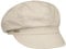 Seeberger Azalee Ballonmütze Damencap Newsboy-Mütze Balloncap Baumwollcap Sommercap (One Size - beige)