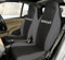 Rebeca Shop® Vordersitzbezüge kompatibel für Smart Fortwo 1., 2. und 3. Serie, W450, W451, W453, 2 Bezüge (Schwarz/Dunkelgrau)