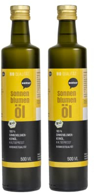 Wohltuer Bio Sonnenblumenöl 2x 500ml in Rohkostqualität