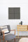 Leiste24 Lamellenverkleidung - Wandverkleidung - Akustikpaneel 400 x 400 mm - Akustikfilz Schwarz - Lamellendekor Olive