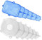 RUPECA Lotto 12 Coperchi in Silicone Estensibile, Coperchi Riutilizzabili Elastici, 12 Taglie Eco Coperchio in Silicone Stretch Adatta Diverso Contenitore, Mantenere Il Cibo Fresco