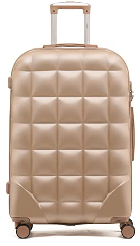 Flight Knight Bubble Suitcase Ryanair easyJet Jet2 Approved 8 Wheel Hardcase Suitcases Cabin or Medium & Large Check-In Sizes