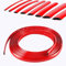 Garniture De Moulage Automobile Voiture, Bande De Moulage Auto-Adhésif décoration bande de garniture de moulage pour Voiture/Camion, Porte fenêtre latérale Protecteur Anti-Rayures, Rouge brillant (
