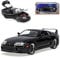 alles-meine.de GmbH T*o*y*o*t*a Supra Schwarz The Fast and The Furious 1/24 Jada Modell Auto mit individiuellem Wunschkennzeichen