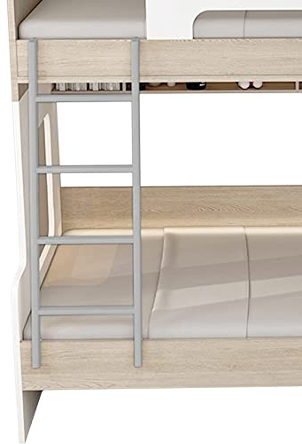 Hochbett Leiter Trittleiter Etagenleiter Für Rv-Bett Wohnwagen Schlafsaal, Hängend Ersatz Doppelstock-Einstiegsleiter, Heavy Duty Wohnmobil Bett Seitenleiter ( Color : Silver , Size : 1.0m/40 Inch )