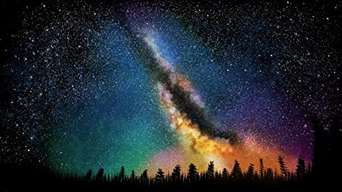 KMszsm 1000 Teile Puzzle Sterne Galaxie, Puzzle und lustiges Spiel, das beste für Familie und Freunde