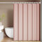 Beydodo Tenda da doccia 300 cm x 200 cm, in poliestere, tenda da doccia, tinta unita, colore: rosa