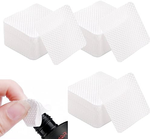 TCPENG® 300 Pcs Lint Free Wipes For Nails, Nail Wipe Pads Lint Free Wipes Nail Art UV Gel Polish Absorbent Remover Wipes Meltblown for Diy Nail
