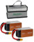 ISDT BattAir 6S 1300 mAh Smart Lipo Battery 22.2 V 85C RC Hobby Batteries with Lipo Bag for RC Car RC FPV Racing Drone (4-6 in), Helicopter Aeroplane, XT-60, Operated by Mobile Phone (2 Packs)