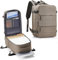 SZLX Sac à Dos Voyage Cabine 40x20x25 Ryanair Bagage Cabine 40x20x25 pour Ryanair Sac de Voyage Bagage à Main Avion Femme Sac à Dos Ordinateur Portable Imperméable Sac à Voyage Homme 20L Haki