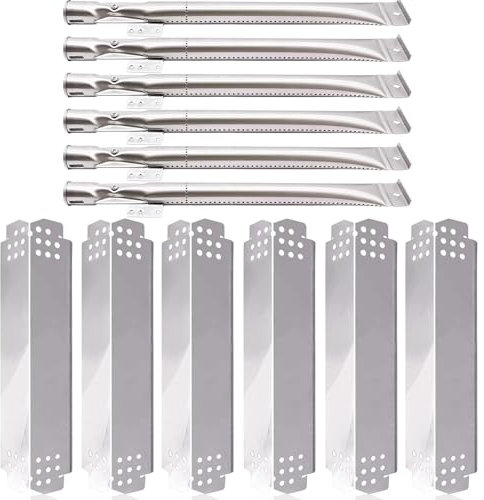 Grill Ersatzteile für Nexgrill 6 Brenner 720-0898, 720-0898A, Nexgrill 5 Brenner 720-0888, 720-0888N, Nexgrill 4 Brenner 720-0830H, 720-0783E, 720-0830A Grillheizplatten Schild Zelt, Brennerrohr BES