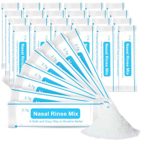 AVIDA ZEN Sel Nasal - Lavage Nez Adultes - Sachets de 2.7g de Sel pour Rinçage Nasal - LOT de 120 sachets - Idéal pour Kit d'Irrigation Nasale Pour Adultes et Enfants