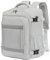 KLOSTAIN Bagage Cabine 40x20x25 pour Ryanair Sac à Dos Voyage Cabine Avion 20 L Femme Homme Bagage à Main Sac à Dos pour Ordinateur Portable Gris Clair