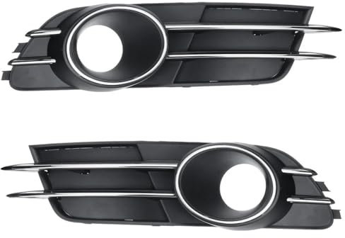 Kühlergrill Auto Paar Auto Kühlergrill Nebelscheinwerfer Kühlergrill Abdeckung Mesh Grill Für Audi A6 C7 2012-2015 Licht Kühlergrill Abdeckung 4G0807681B 4G0807682B Frontgrill
