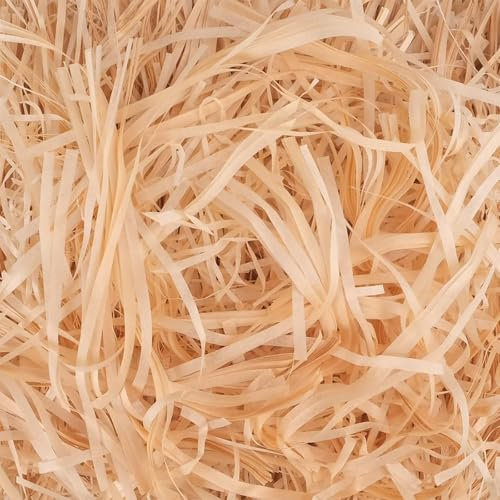 Champagne Shredded Tissue Paper for Gift Boxes - 200g Raffia Filler Paper Party Supplies Accessories