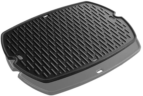 Q2200 Grillersatzteile für Weber Grill Grillplatte Q 2200 Q220 Q2400 Q200 Q2000 Q240 Gusseisen Grillplatte Weber Q Grilleinsatz 396000 7645 Full Size Reversible Griddle Zubehör