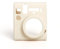 Silicone Camera Case Compatible for Instax Mini 40, Instant Camera Protective Carrying Storage Case Cover Cam Carry Travel Shell Case Protection Pouch Simple Solid Color (Light White)