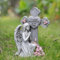 Geschenke für Frauen Mama,Fairy Engel Figur Gartendeko Solar Gartenfiguren für Außen,Solar Engel Garten Statue Outdoor-Dekor mit LED Solarleuchten,Betende LED-Schutzengel,Wasserdichte Garten Deko (02)