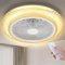 Great Jacob Deckenventilator mit Beleuchtung mit Fernbedienung, 40W Dimmbar Deckenleuchte mit Ventilator, 2700K-6500K Farbtemperatur 6 Geschwindigkeiten Timer für Schlafzimmer Wohnzimmer (49cm)