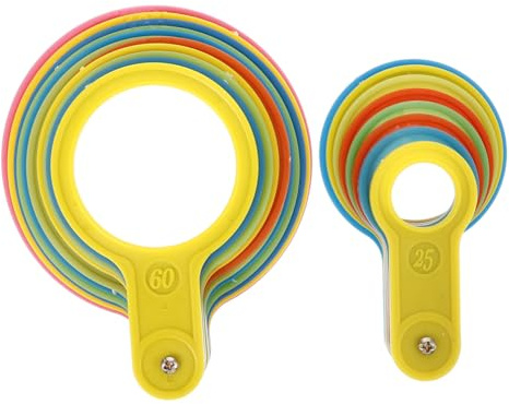 HOLIDYOYO Cerchi di Misurazione Gamma da 25 a 110mm Set da 2 in Plastica per Frutta Strumenti Precisi per Classificare Pere e Frutta per Uso in Cucina