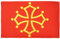 AZ FLAG Flagge Midi-Pyrénées – Okzitanien, 150 x 90 cm, mit 4 Ösen, Okzitanischer Pavillon für Balkon oder Wand