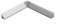 Alzatine per Cucina | Spalletta Triangolare Inox | Diverse Misure | Complete di Accessori di Fissaggio 1 2 3 4 5 Metri (200 +100 cm)
