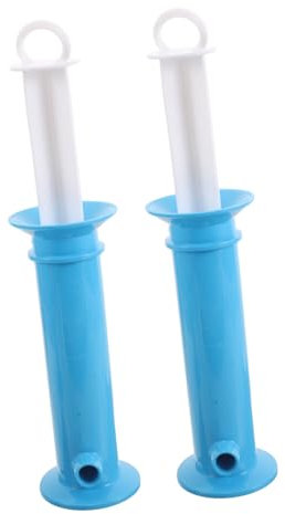 Generisch 2 Stück Wiederverwendbarer Füller für Fruchtpüree Joghurt Babybrei Tragbar für Fütterung Unterwegs