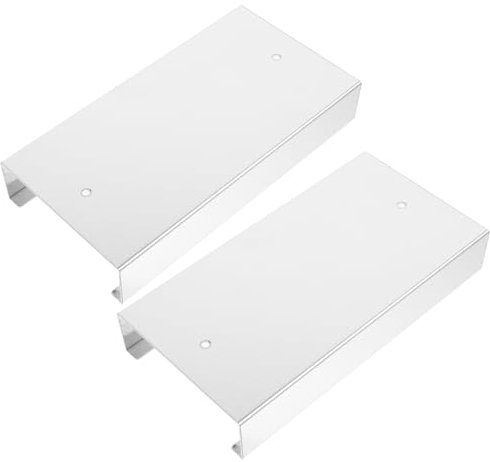 NUOBESTY 2pcs Hanging Mason Jar Organizer Rack for Kitchen Food Storage Container Holder Wide Mouth Adjustable Design Cabinet Use