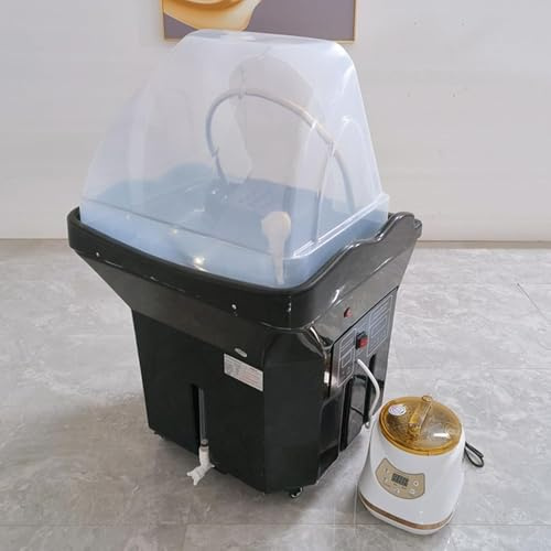 Équipement de spa pour tête de 60 L, chaise de spa, circulation de l'eau à température constante intelligente à 360°, avec chauffage et fumigateur, pour salons de beauté, salons de massage, spas de