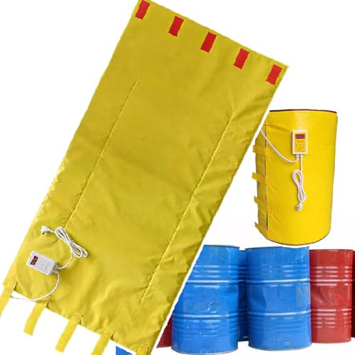 Sushangmao 2000w Pail Heating Blanket | Ibc Barrel Heater | For 55 Gal 0-200°C Adjustable W/Timer | Freeze Guard For Paints, Fuels, Industrial Liquids