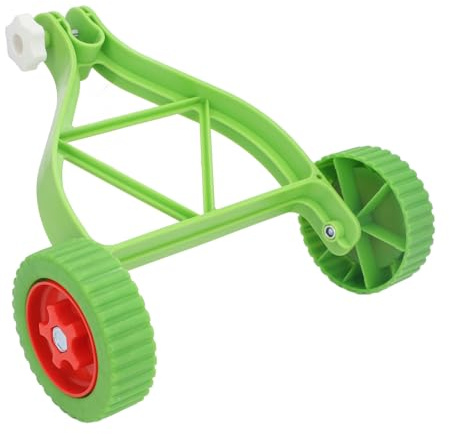 String Trimmer Stützrad Hochleistungssteuer ABS Nylon Einstellbare Höhe Rasenmäher Auxiliary Wheel für Gärtnerlandschaftsbauwerkzeuge 2 Pack mit Ständer
