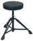 GEWA Schlagzeughocker/Drumhocker runder Sitz, schwarz, höhenverstellbar, doppelstrebig - PS805120 - ***NEU***