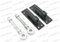 Wyre Direct Metal Gate Hinges Heavy Duty Gate Hinges Set, Adjustable Gate Hinges Kit for Wooden Gates, Heavy Duty Hinges with 12mm Pin Bracket & 12mm X 100mm Adjustable Eye Bolts, Gate Hardware
