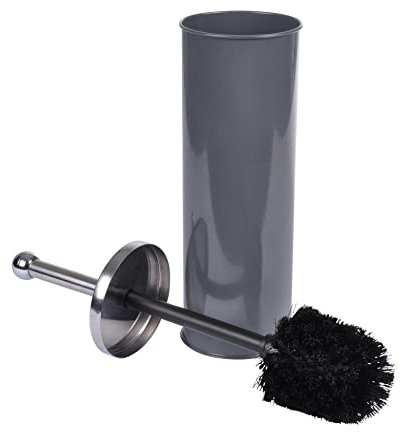 douceur d'intérieur, Brosse Wc (Diamètre 9.5 x 37 cm) Métalia Anthracite, Métal