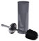 douceur d'intérieur, Brosse Wc (Diamètre 9.5 x 37 cm) Métalia Anthracite, Métal