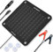 ECO-WORTHY L02EP10BB18V-1 12 Volts 10 Watts Portable Power Solar Panel Battery Charger Backup for Car Boat with Alligator clip adapter, Black