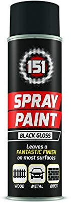 12 x Black spray paint