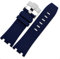 Richie strap 28 mm Gummi-Uhrenarmband im OEM-Stil für AP100 Audemars Piguet Royal Oak Offshore, Tarnfarben, blau, Armband