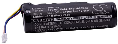 vhbw Batterie Compatible avec Garmin TT10, TT15, TT15X Collier de Dressage (3400mAh, 3,7V, Li-ION)
